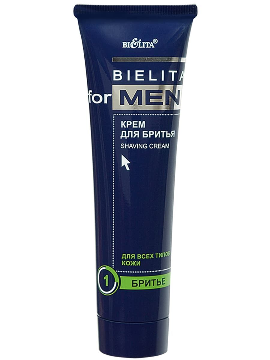 

Крем для бритья для всех типов кожи BELITA FOR MEN 100 мл, 4810151011307