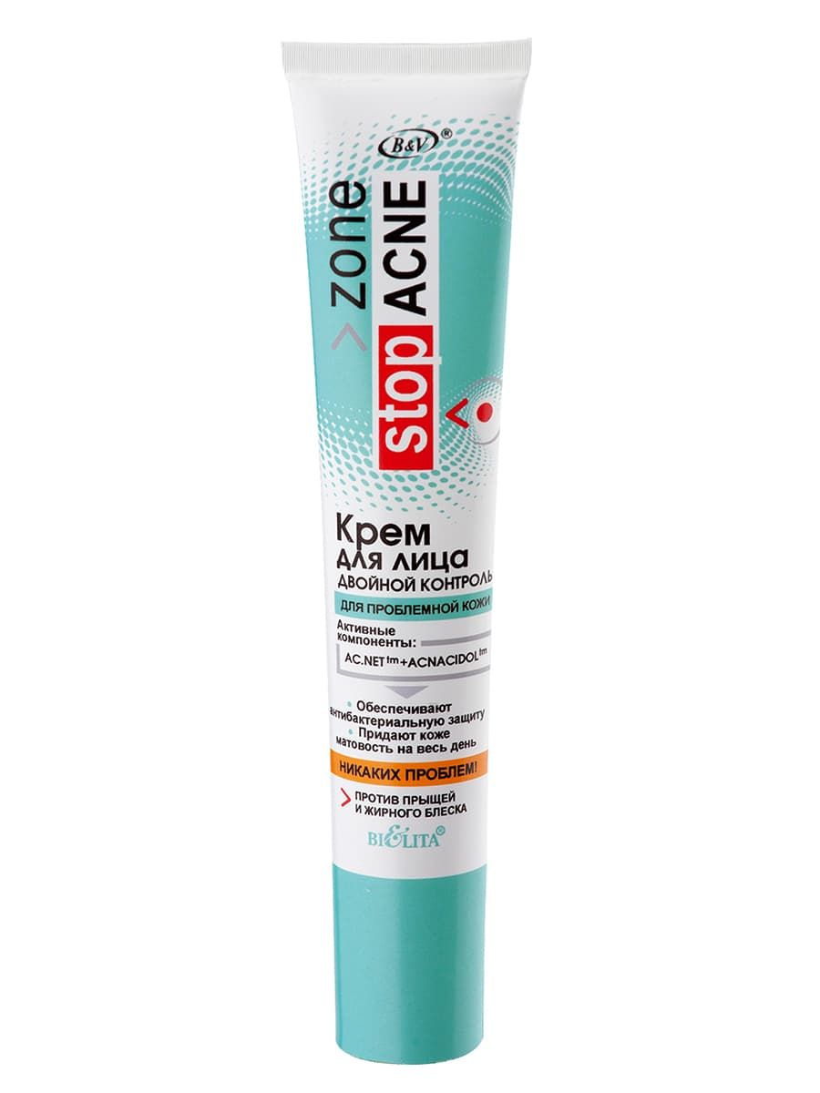 

Крем для лица двойной контроль Zone Stop Acne 20 мл, 4810151016708