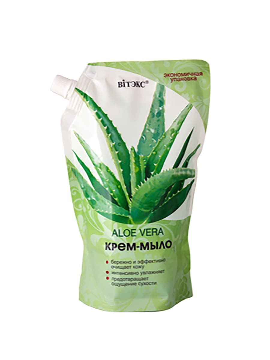 

ALOE VERA Крем-мыло, пакет дой-пак 750мл, 4810153021380